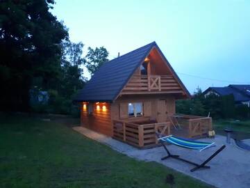 Фото номера Шале с двумя спальнями Дома для отпуска Domek Pod Dębem г. Ryczów 4
